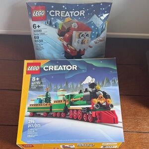 LEGO Creator Festive Santa and Holiday Train Set